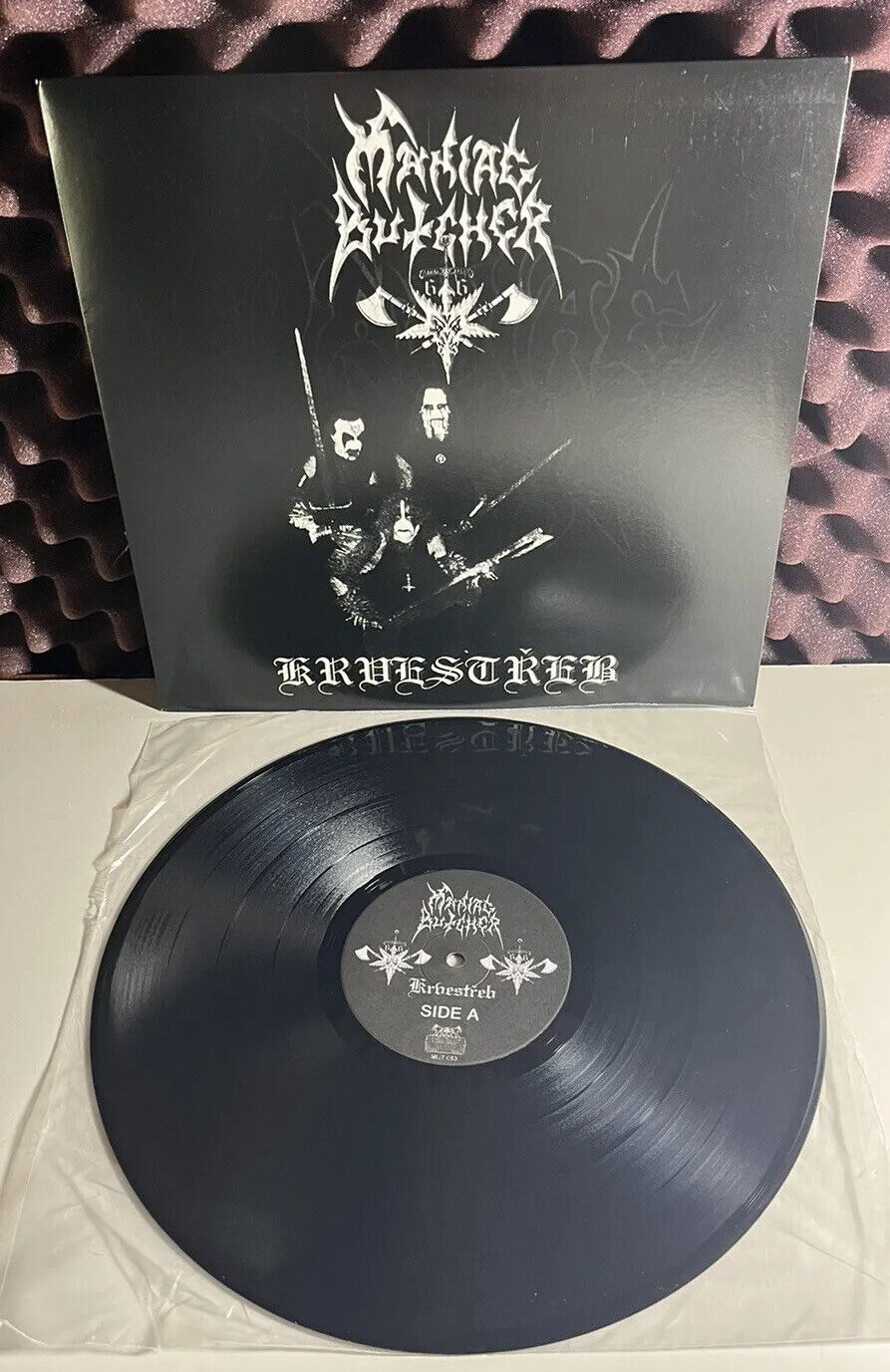 Maniac Butcher Krvestřeb Black Vinyl 047/300 FFO Immortal Darkthrone Satyricon