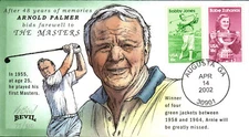 Arnold Palmer - Last Masters Bevil Cover (010200202Palmer001)