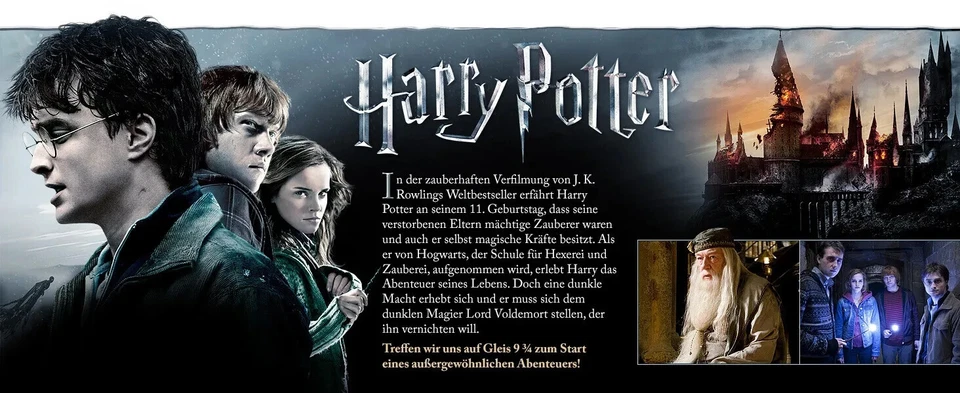 Harry Potter: alle 8 Filme / Teil: 1 im Magical Modus - 7.2 [9 DVDs/NEU/OVP] - Bild 3 von 4