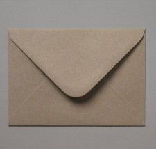 C7 Recycled Fleck Kraft A7 Cards Invitation RSVP Envelopes 82x114mms FREE UK P&P