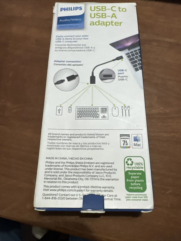 Philips USB-C to 3.0 USB-A Female Adapter - Image 3 of 3