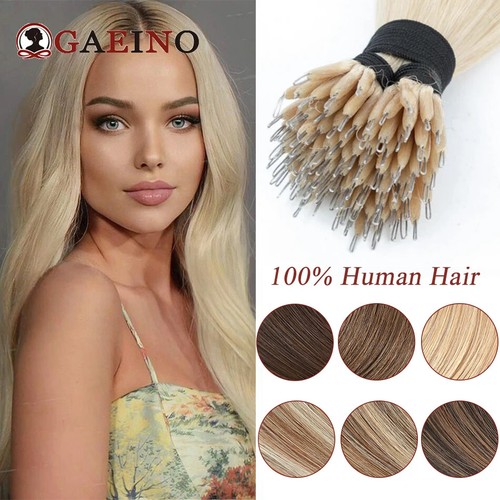 Strumento Di Estensione Dei Capelli, Strumento Per Infilare Gli Aghi, Estensione Dei Capelli In Legno Per Micro Anelli Nano Perline Accessori Per Lo Styling 8 Pezzi - Foto 10