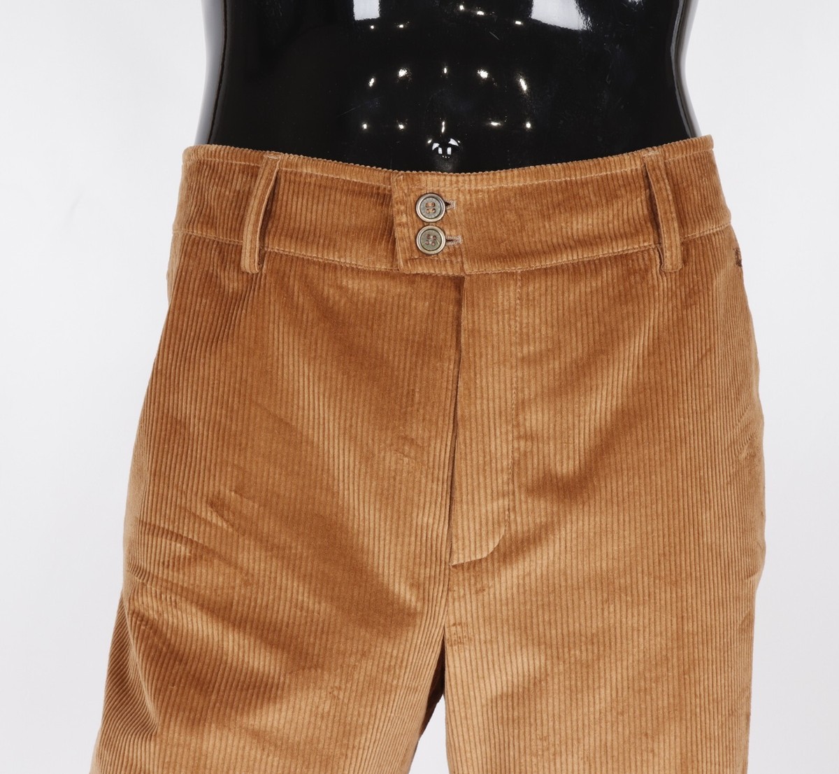 Men's Burberry London Cotton Brown Velvet Pants Size 46 | eBay