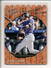 TREVOR STORY 2019 PANINI LEATHER & LUMBER #KHG-4 KNOTHOLE GANG AK8847