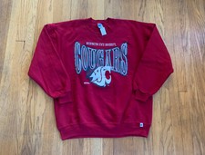 Washington State University Cougars Vintage Russell Crewneck Mens XXL NWT Rare