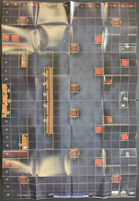HEROCLIX MAP 2016 Superior Foes of Spider-man BANK HEIST/FRIENDLY NEIGHBOR 16x24