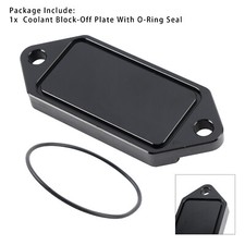 Coolant Block-off Plate With O-ring Seal Dp0402 For Chevy Gmc 6.6l Duramax 0117 Coolant Block-off Plate With O-ring Seal Dp0402 For Chevy Gmc 6.6l Duramax 0117