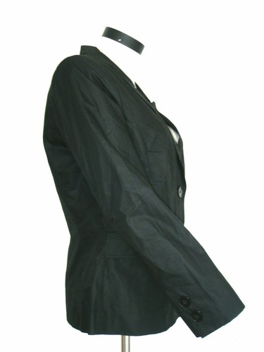 ELEGANTER TAILLIERTER H&M BUSINESS/FREIZEIT BLAZER JACKE SCHWARZ G.42 TOP # 777 - Bild 6 von 7