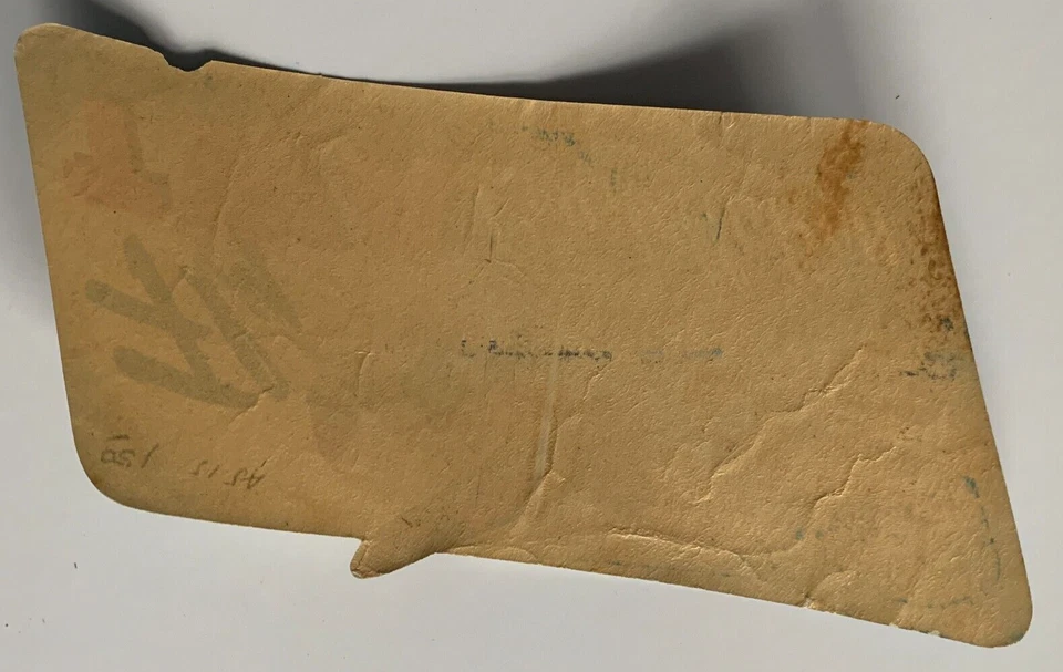 Etiqueta de bagagem vintage ca 1950s TWA Trans World Airline Fly Constellation cortada - Imagem 3 de 3