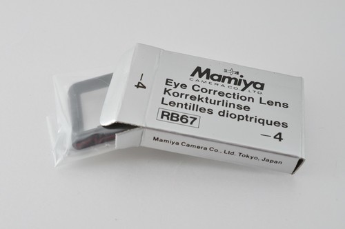 Unused in Box Mamiya RB67 SD/RZ67 -4 Eye Correction Diopter lens 514589 Japan✈ - Picture 2 of 12
