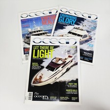 Ocean Magazine Bundle Lot x3 Luxury Motor Super Yachts Sailing Issue 35, 36, 37