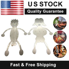 BBQ Sticks Fork Barbeque Roasting Campfire Hot Dog Boys Girls Marshmallow Funny