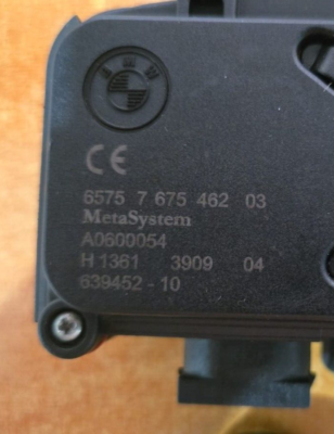 BMW Genuine OEM K46 S1000RR Alarm System with Remotes (65757675462