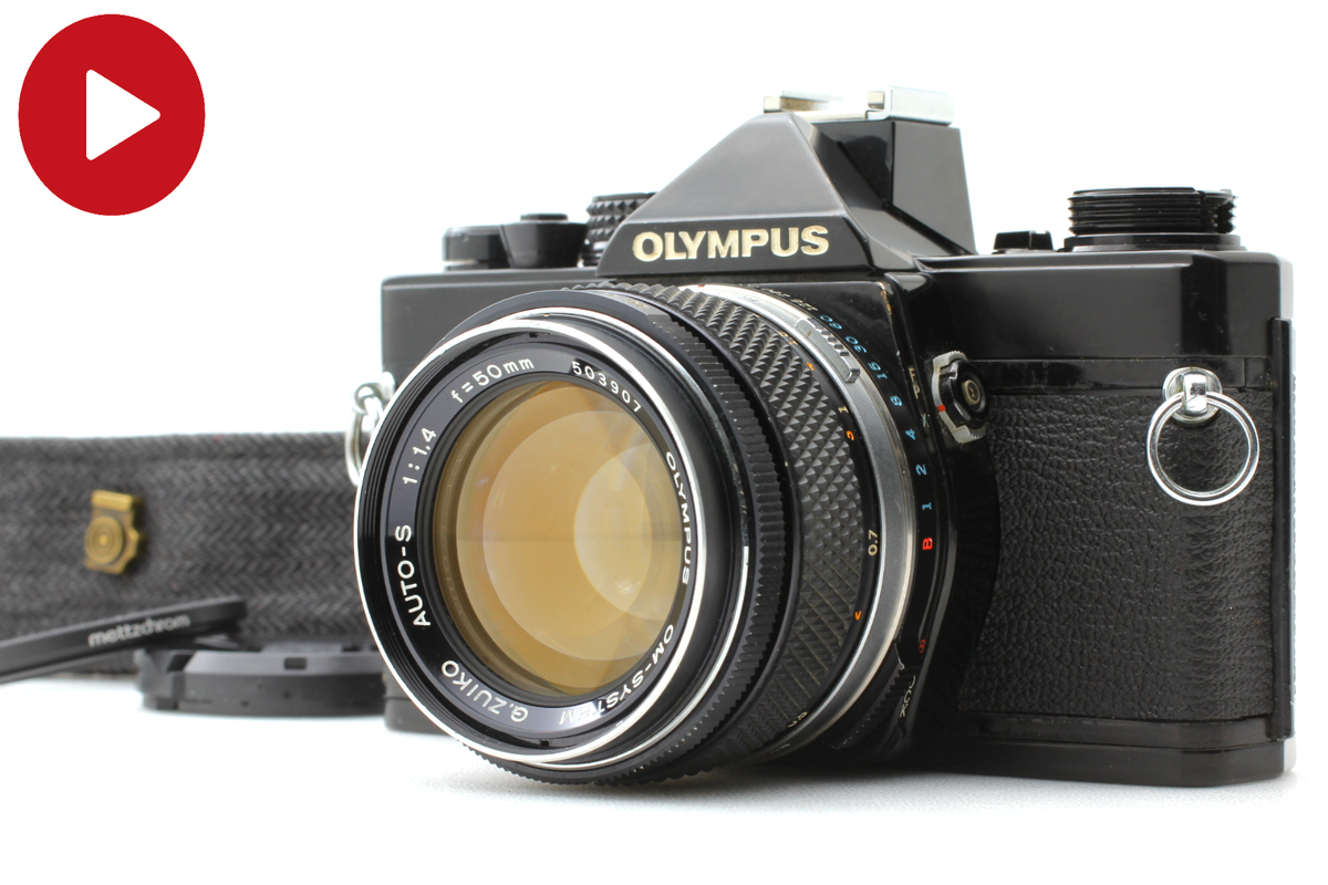 フィルムカメラ Olympus om-2n + AUTO-S 50mm F1.4 Olympus OM-2N SLR Black 35mm Film Camera Zuiko Auto-S 50mm f