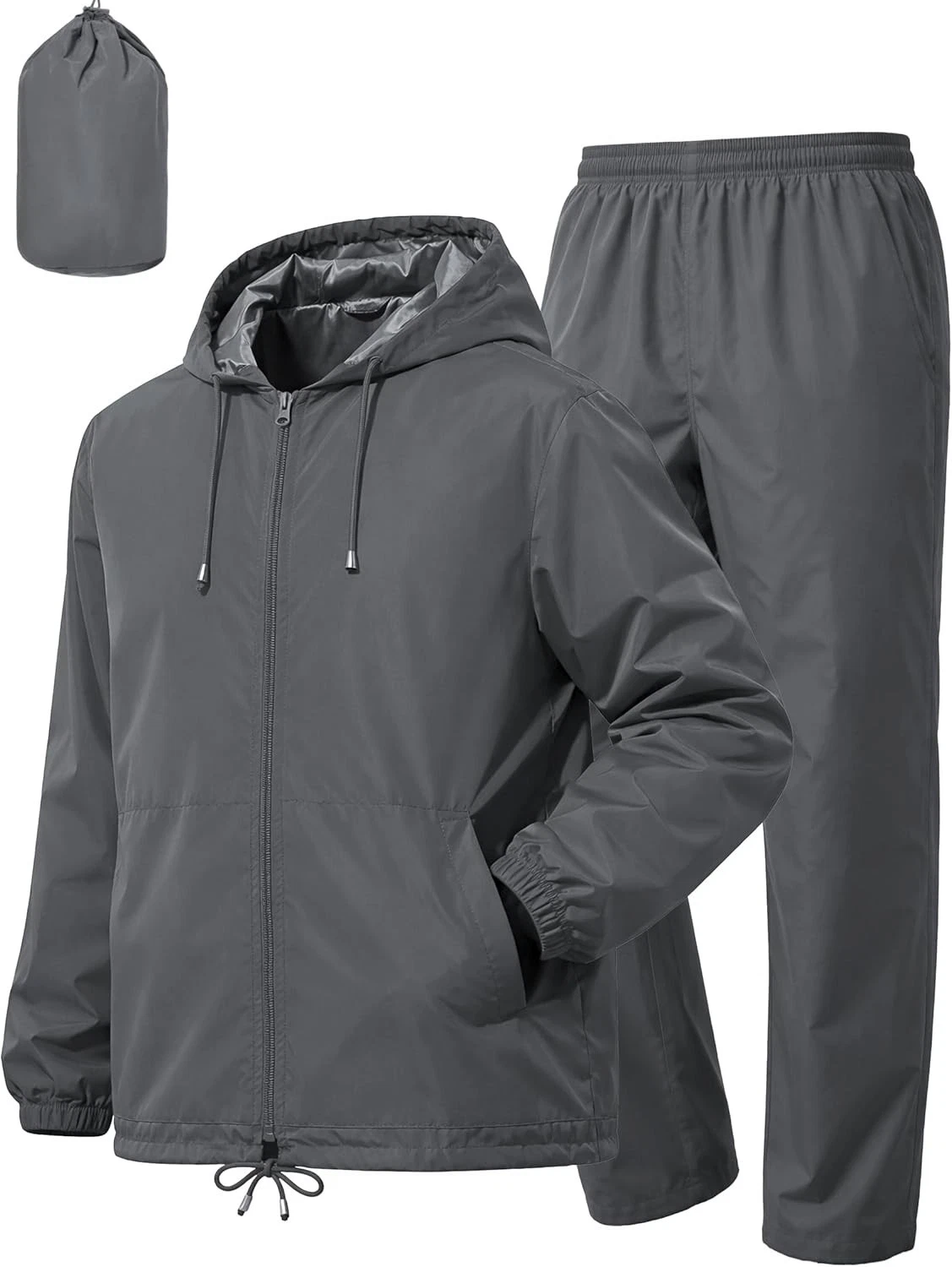 Waterproof Fishing Rain Suit for Men (Rain gear Jacket & Trouser Suit)