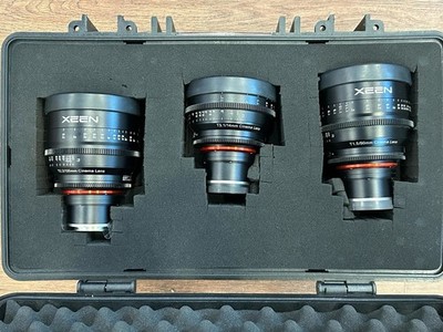 Rokinon Xeen Sony E Mount Lens T3.1/14mm T1.5/50mm T2.2/135mm SPB-SAL (343155)