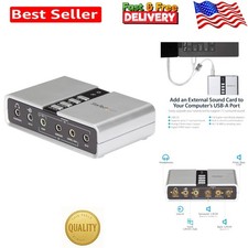 High-Quality USB Sound Card - 7.1 Surround Sound for Enhanced Audio Experience