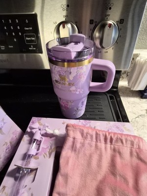 NEW Stanley X  Love Shack Fancy Tumbler 20 Oz Happy Thoughts With Handle- RARE