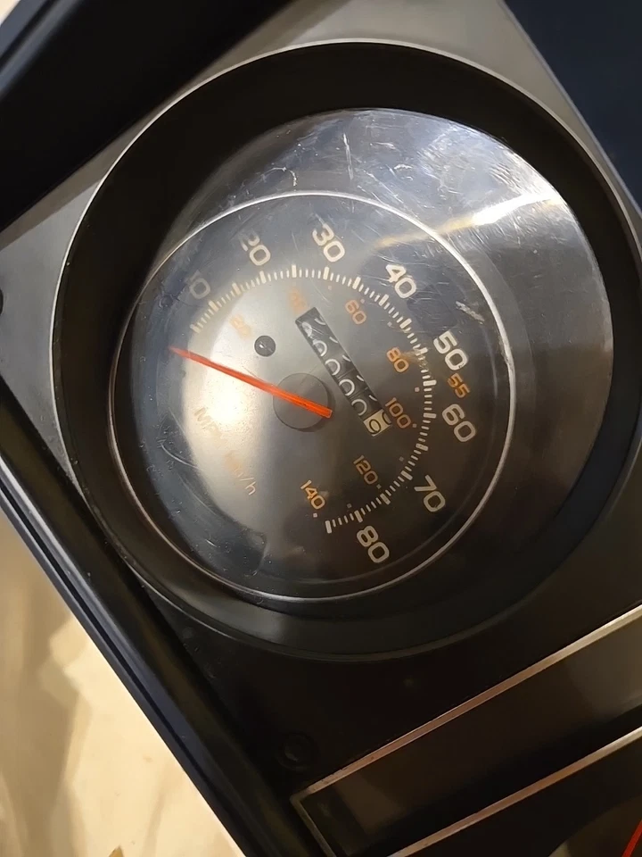 1980-82 Pontiac Phoenix Dash Gauge Cluster Instrument Speedometer 0 Miles OEM - Image 2 of 4