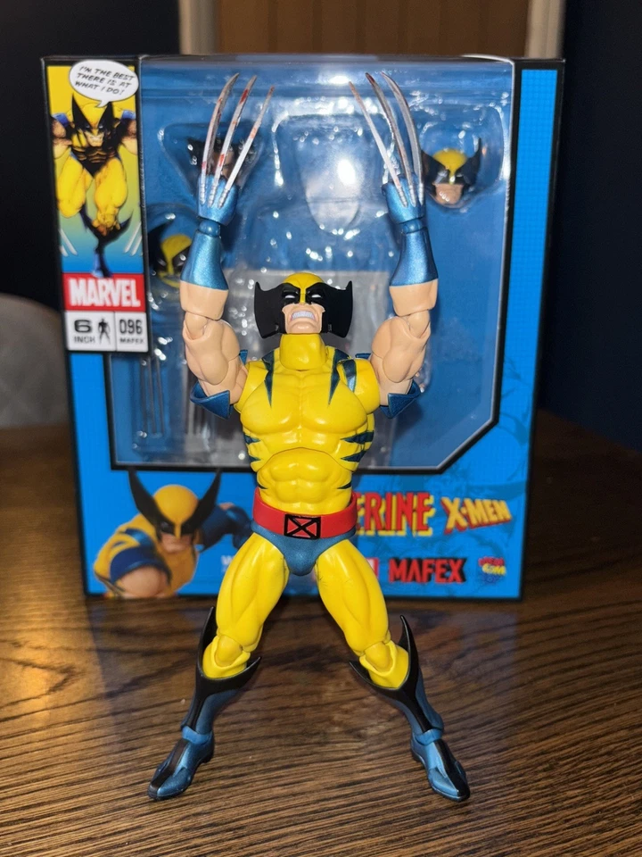 Mafex Wolverine WITH CUSTOM CLAWS tiger stripe medicom x-men marvel REAL - Image 2 of 4