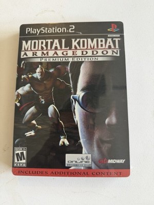 Mortal Kombat: Armageddon Premium Edition Kano Playstation 2 PS2 Steel Book SEAL