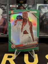 2025 Panini Prizm WNBA Saniya Rivers RC #150 Green Prizm  SP - Rookie Variation