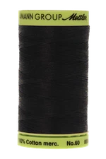 Black 4000 | Silk-Finish Cotton 60wt - #9248 (800M / 875Y Spool) | Mettler