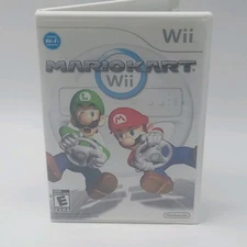 Nintendo Wii Mario Kart Complete CIB With Manual Untested 