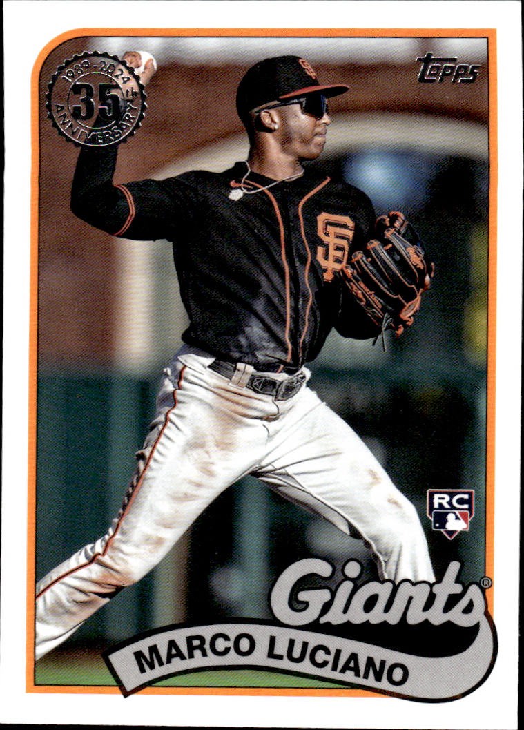 2024 Topps Marco Luciano #89B-11 1989 Topps 35th Anniversary (Series One)