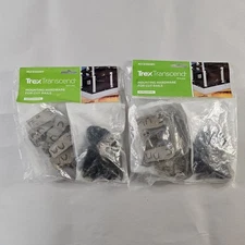 2× Trex Transcend Railing Mounting Hardware For Cut Rails Horizontal Rope Swing