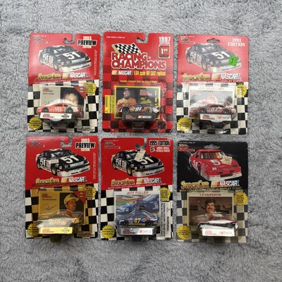 Vintage Racing Champions NASCAR Die Cast Car Lot 6 Carded 1/64