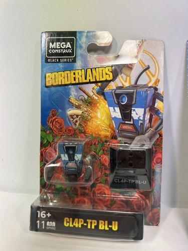 Mega Construx Borderlands Black Series CL4P-TP BL-U & Psycho Figuren - NEU - Bild 3 von 5
