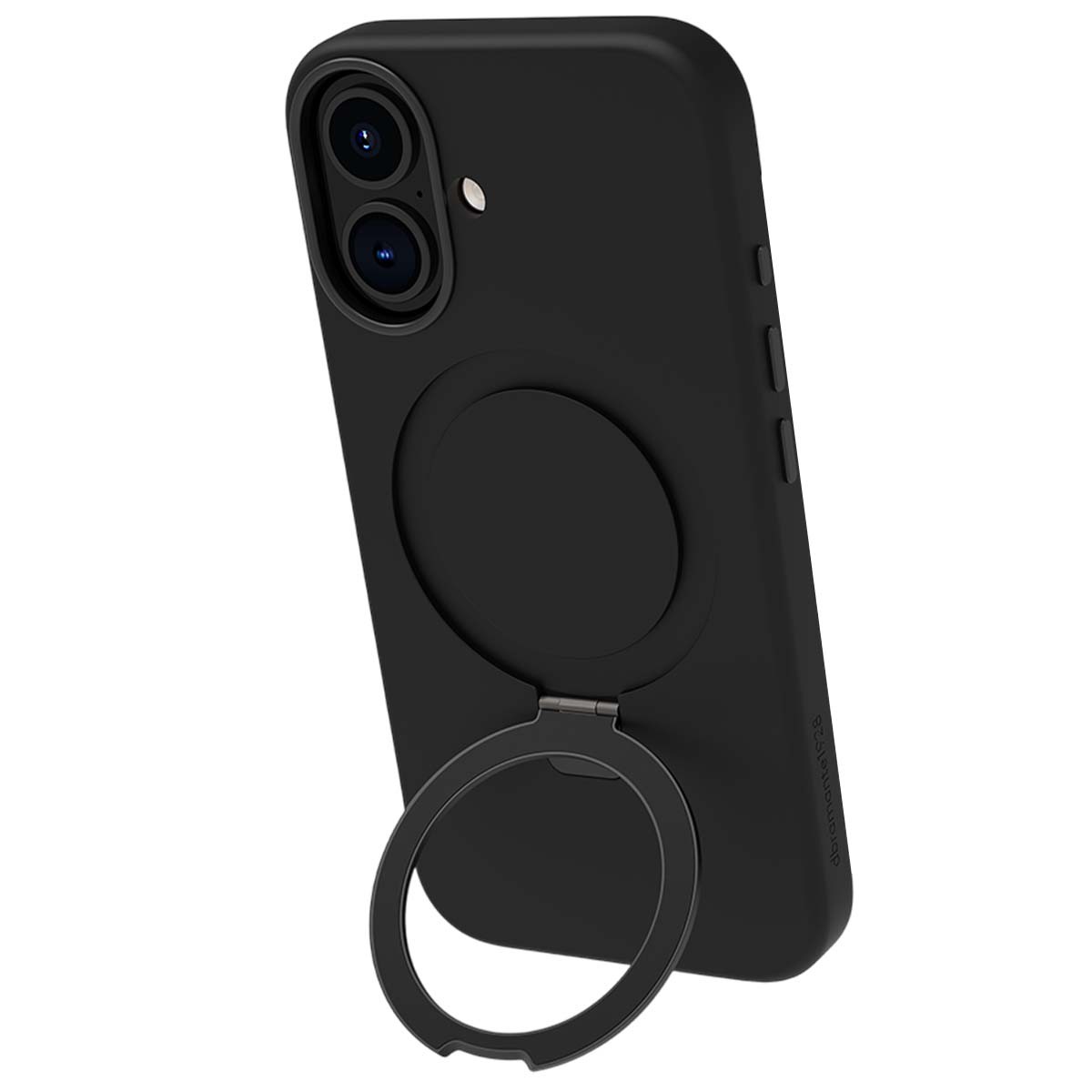 Coque iPhone 16 Dbramante1928 Roskilde en cuir premium luxe avec anneau de sécurité