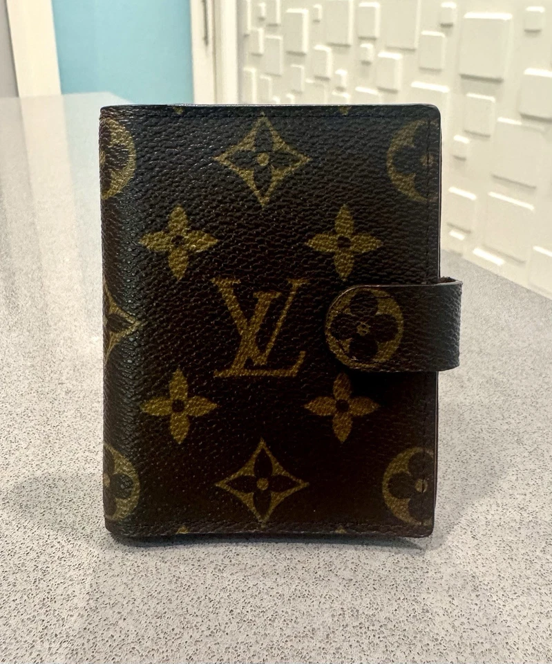 RARE Louis Vuitton Monogram Mini Card Pocket Organizer Agenda Planner - Image 2 of 4