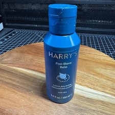 New Harry's Post-Shave Balm with Aloe 3.4 fl oz 100 ml Mens Grooming Blue Bottle