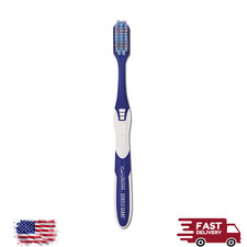 Adult Soft Whitening Spiral Toothbrush w/ Non-Slip Handle Tongue Cleaner Dental