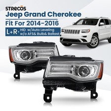 For 2014-2016 Jeep Grand Cherokee Hidxenon Headlight Wo Afs Pair Leftright For 2014-2016 Jeep Grand Cherokee Hidxenon Headlight Wo Afs Pair Leftright