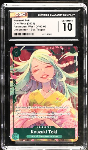 Kouzuki Toki (Box Topper) graded CGC 10 for sale on eBay