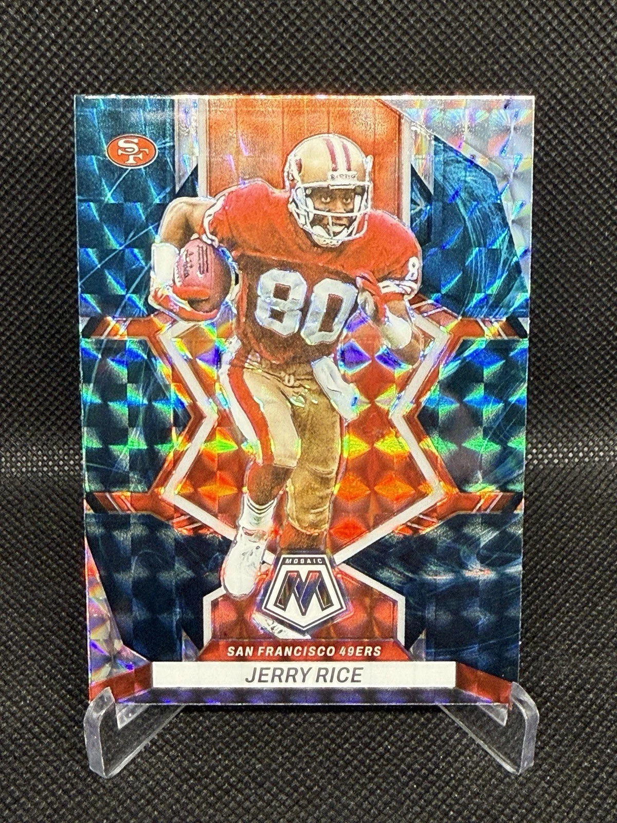 2022 Panini Mosaic - Jerry Rice #181 Genesis Mosaic Prizm