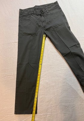 MEN'S CANALI GRAY FIVE POCKET COTTON PANTS EU 52/US 36