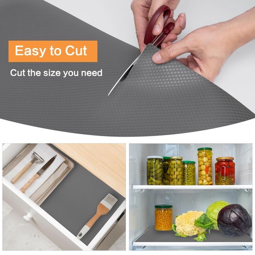 Non Slip Shelf Liners Kitchen Cabinets Non Adhesive 24In X 200In Drawer Liners K - Picture 4 of 6