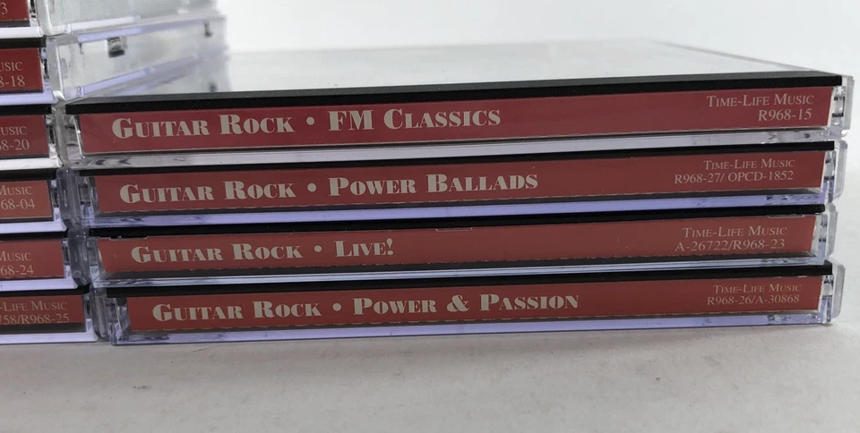 TIME-LIFE GUITAR ROCK- 17 CD Lot (60's-90's) Power and Passion Live! FM Classics Foto 3 de 4