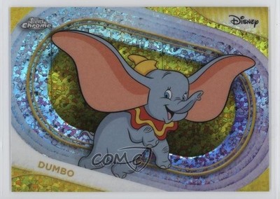 2025 Topps Chrome Disney Yellow Mini-Diamond Refractor Dumbo #88 0d3j