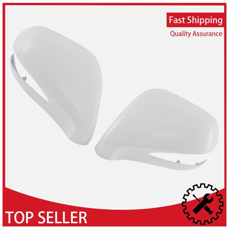Tapa de repuesto de tapa de espejo retrovisor lateral 2 piezas para LEXUS RX350 RX450h 2011-2015 Foto 2 de 4