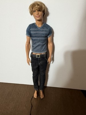 Ken Doll 2010s Root Hair Cutie Face Mold Redressed Pants Too Small