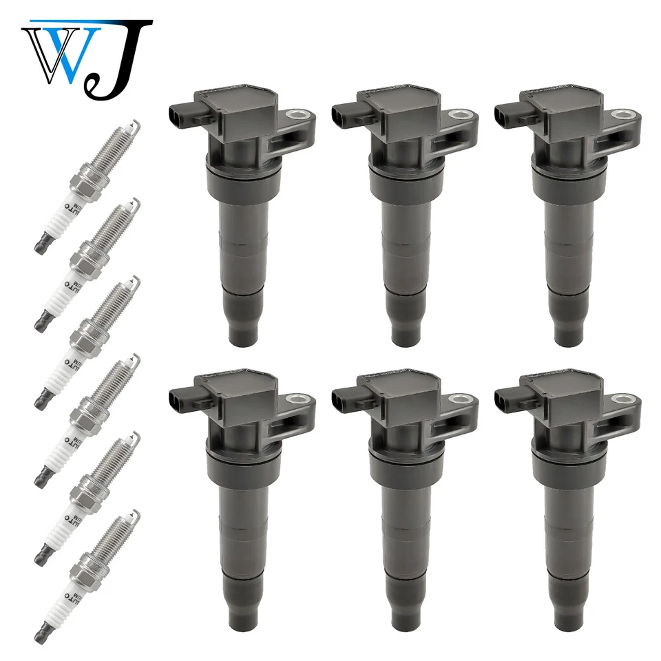 Kit de 6 bobinas de encendido + bujías de iridio para Kia Cadenza 273013C010 2012-2019 Foto 2 de 4