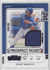 2021 Panini Contenders Prospect Ticket Jersey Purple 65/99 Ronny Mauricio sl7