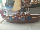 Playmobil Viking boat with accessories and characters