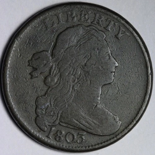 1803 Draped Bust Large Cent — photo from the most recent tracked eBay sale