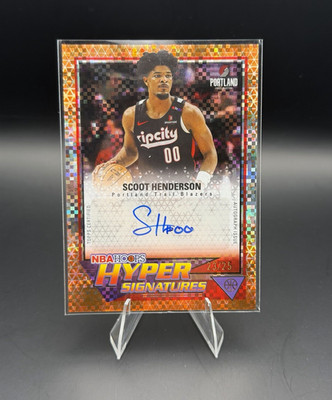 Topps 2026 Topps Hoops Scoot Henderson Trail Blazers Auto HHS-SH 23/25